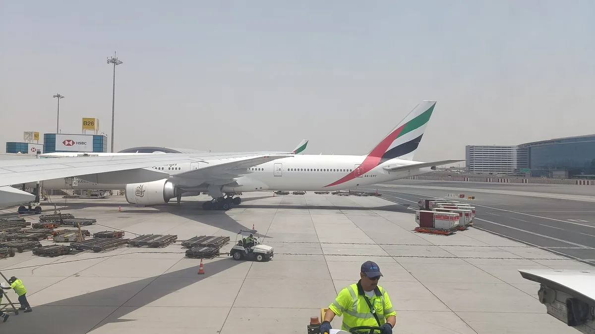 Aircraft at Dubai International Airport