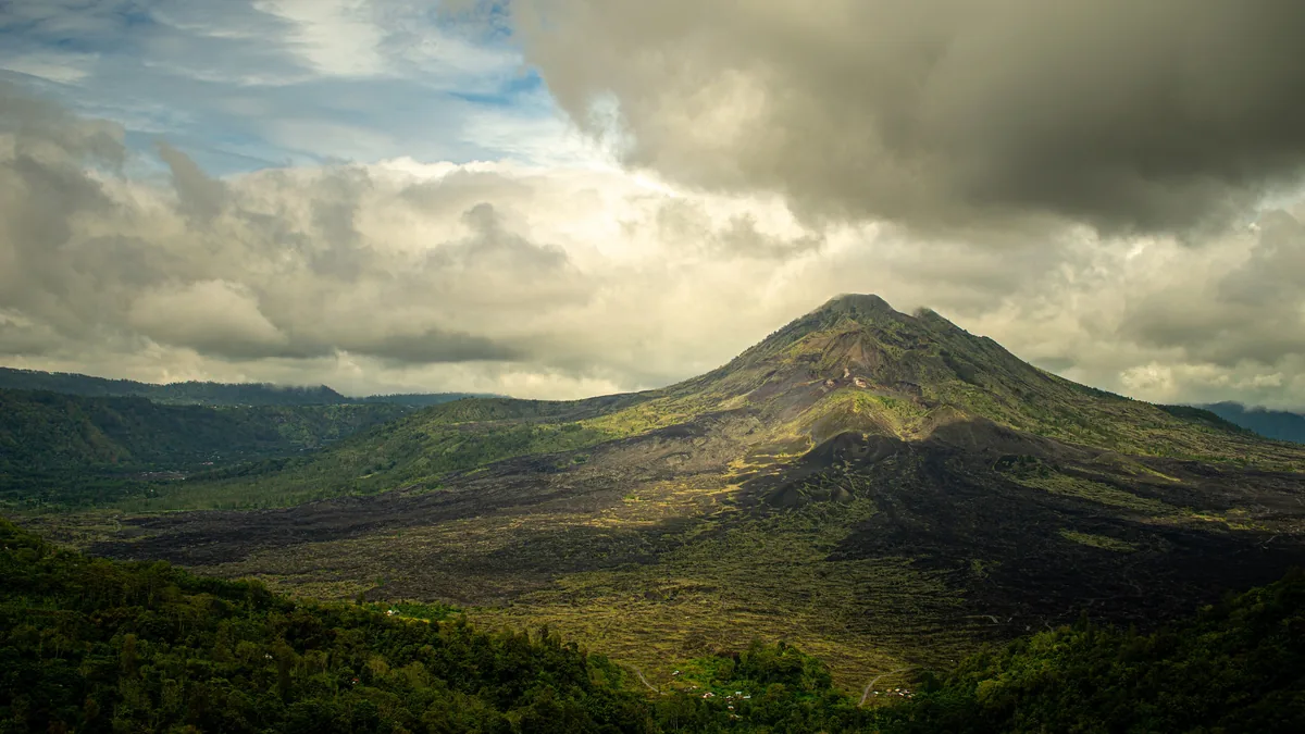 Mount Batur volcano in Bali